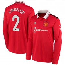 Игровая форма  Victor Lindelof Manchester United adidas 2022/23 Home Replica - Red