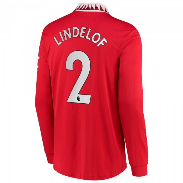 Игровая форма  Victor Lindelof Manchester United adidas 2022/23 Home Replica - Red
