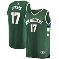 Игровая форма  Hugo Besson Milwaukee Bucks 2021/22 Fast Break Replica - Icon Edition - Green