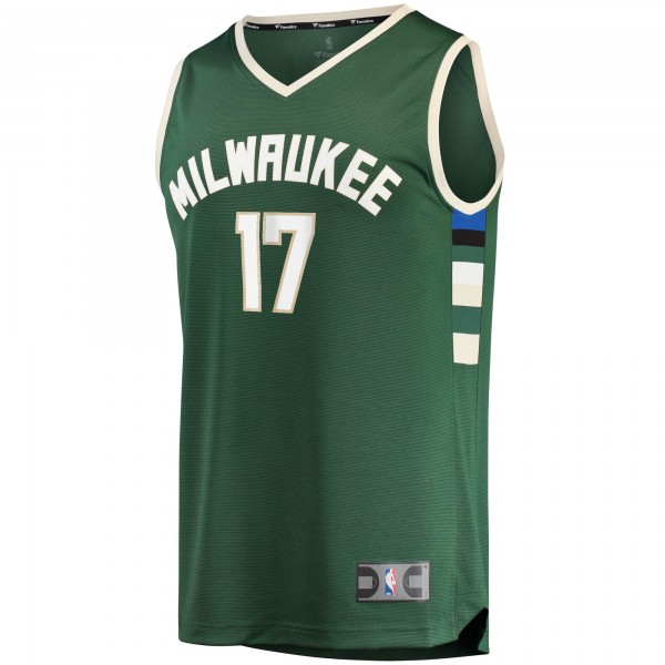 Игровая форма  Hugo Besson Milwaukee Bucks 2021/22 Fast Break Replica - Icon Edition - Green