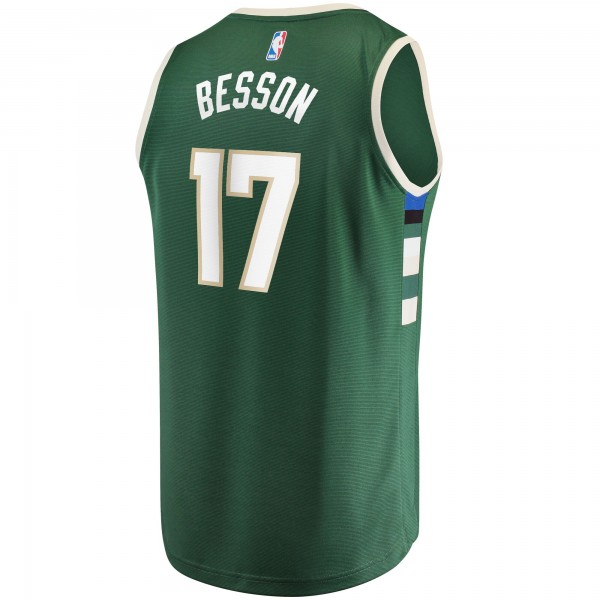 Игровая форма  Hugo Besson Milwaukee Bucks 2021/22 Fast Break Replica - Icon Edition - Green
