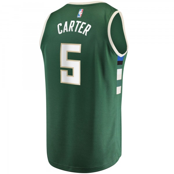 Игровая форма  Jevon Carter Milwaukee Bucks 2021/22 Fast Break Replica - Icon Edition - Green
