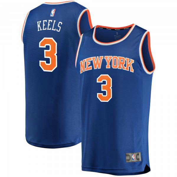 Игровая форма  Trevor Keels New York Knicks 2021/22 Fast Break Replica - Icon Edition - Blue