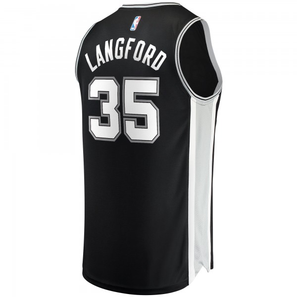Игровая форма  Romeo Langford San Antonio Spurs 2021/22 Fast Break Replica - Icon Edition - Black