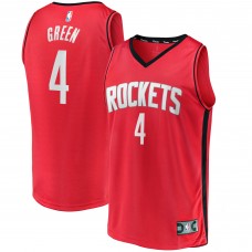 Jalen Green Houston Rockets 2021/22 Fast Break Replica Player Jersey - Icon Edition - Red