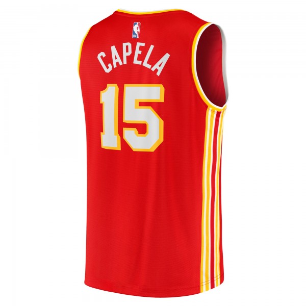 Игровая форма  Clint Capela Atlanta Hawks 2021/22 Fast Break Replica - Icon Edition - Red