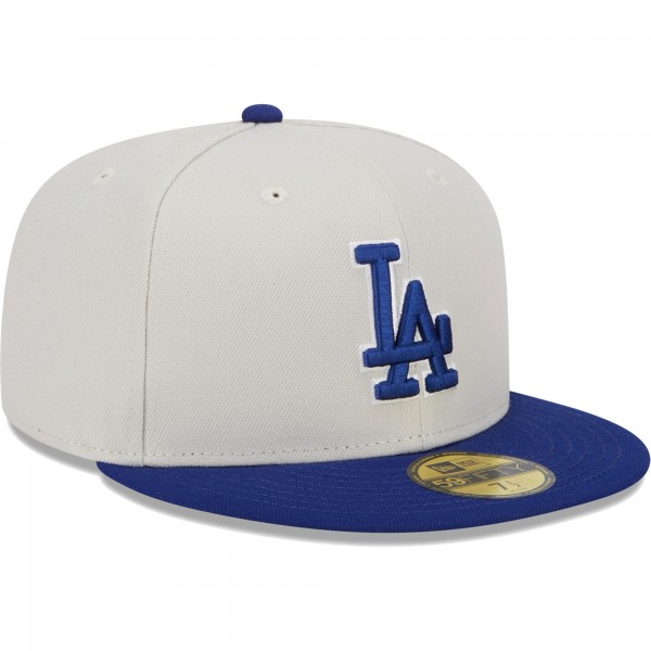 Бейсболка Los Angeles Dodgers New Era World Class Back Patch 59FIFTY - Gray/Royal