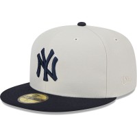 Бейсболка New York Yankees New Era World Class Back Patch 59FIFTY - Gray/Navy