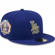 Бейсболка Los Angeles Dodgers New Era 60th Anniversary Spring Training Botanical 59FIFTY - Royal