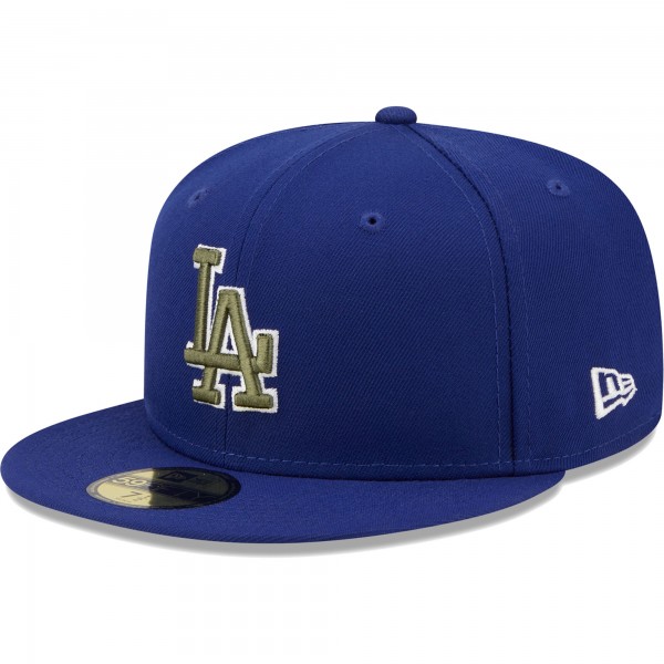 Бейсболка Los Angeles Dodgers New Era 60th Anniversary Spring Training Botanical 59FIFTY - Royal