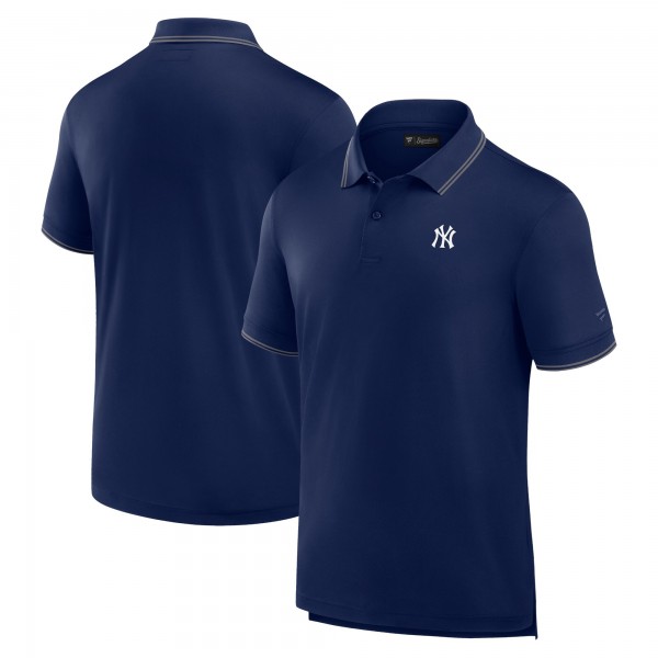 New York Yankees Fanatics Navy Front Office Pique Polo
