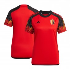 Belgium National Team adidas Wo2022/23 Home Replica Jersey - Red
