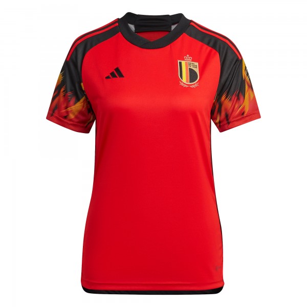 Belgium National Team adidas Wo2022/23 Home Replica Jersey - Red