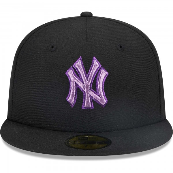 Бейсболка New York Yankees New Era Metallic Pop 59FIFTY - Black