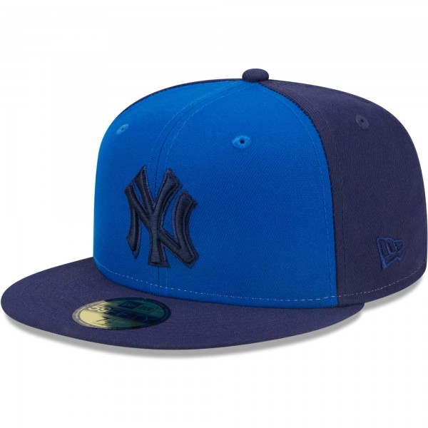 Бейсболка New York Yankees New Era Tri-Tone 59FIFTY - Blue