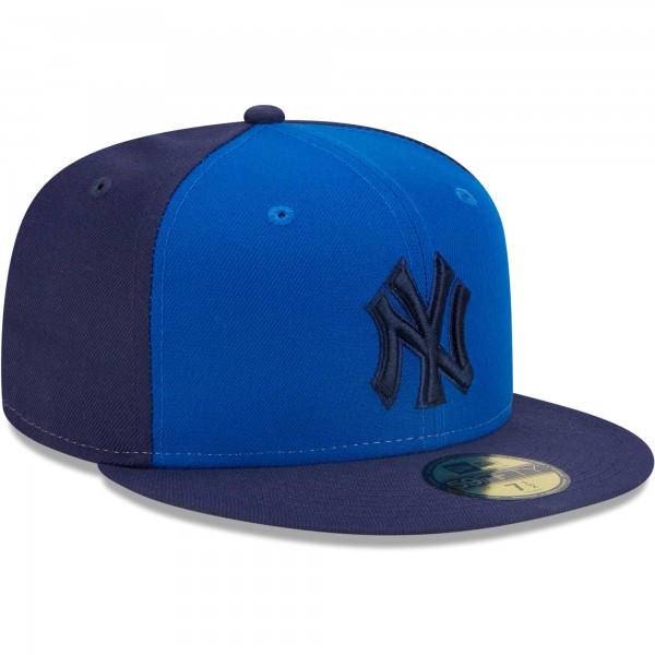 Бейсболка New York Yankees New Era Tri-Tone 59FIFTY - Blue