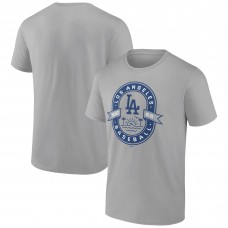 Los Angeles Dodgers Heather Gray Glory Bound Bleed Blue T-Shirt