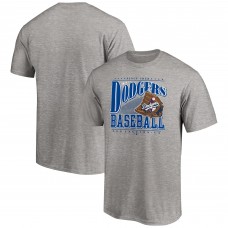 Los Angeles Dodgers Heather Gray Cooperstown Collection Winning Time T-Shirt