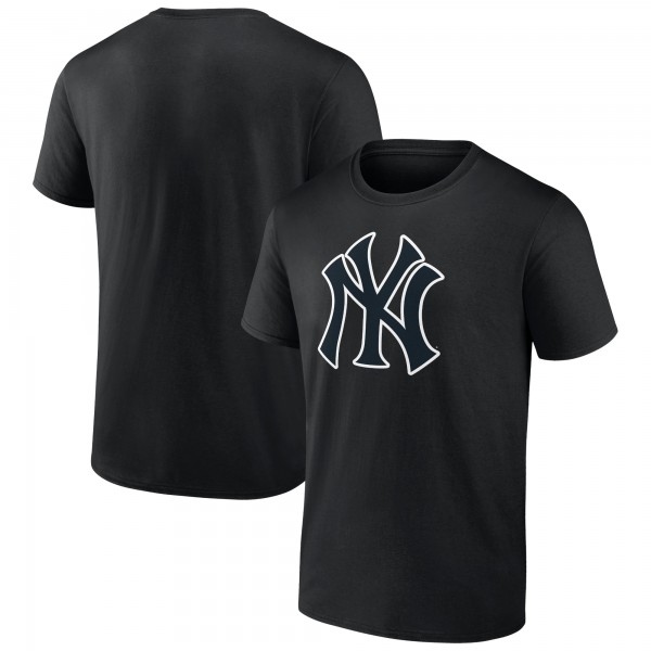 New York Yankees Black Rough Diamond T-Shirt