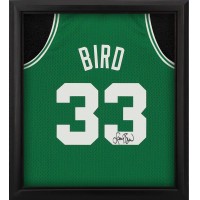 Autographed Boston Celtics Larry Bird Fanatics Authentic Kelly Green Framed Mitchell & Ness 1985-86 Swingman Jersey Shadowbox