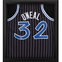 Игровая джерси Autographed Orlando Magic Shaquille ONeal Fanatics Authentic Framed Mitchell & Ness Black 1994-95 Authentic Shadowbox