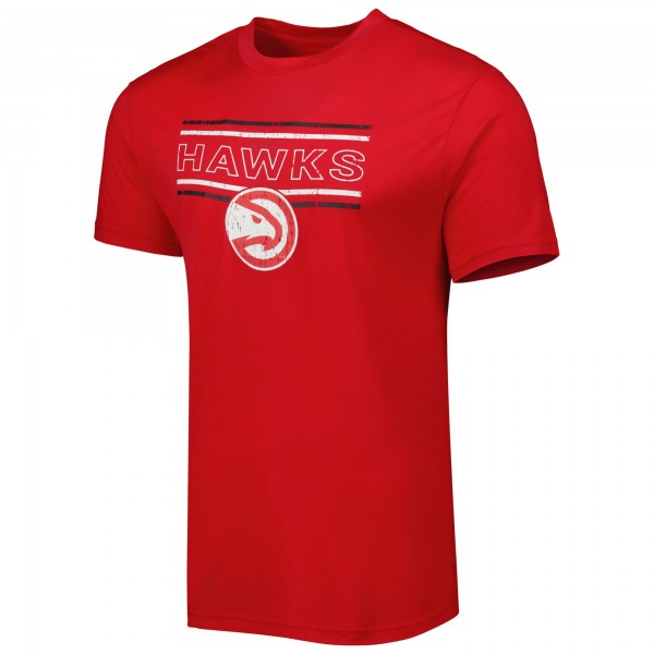 Пижама штаны и футболка Atlanta Hawks Concepts Sport Badge - Red/Black