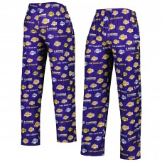 Los Angeles Lakers Concepts Sport Breakthrough Knit Sleep Pants - Purple