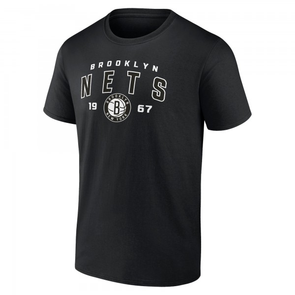 Футболка Brooklyn Nets Rebel Logo - Black