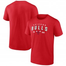 Футболка Chicago Bulls Rebel Logo - Red