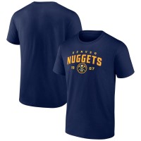 Denver Nuggets Navy Rebel Logo T-Shirt