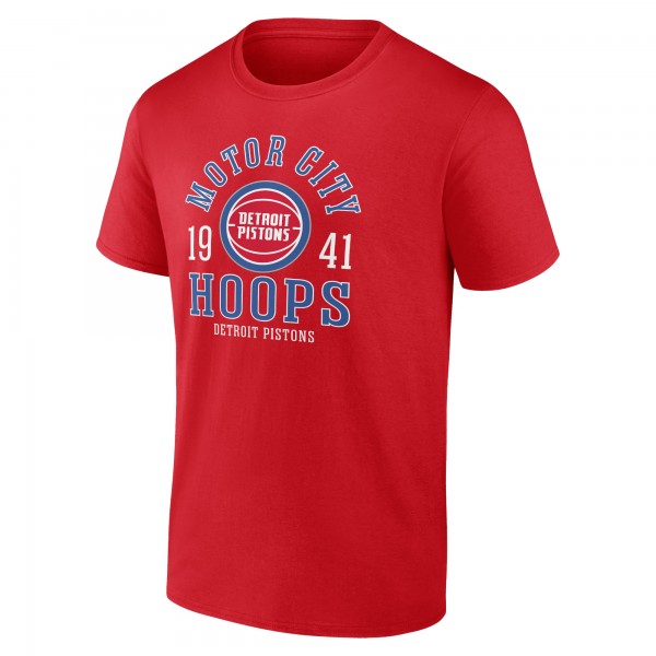 Detroit Pistons Red The Extras T-Shirt
