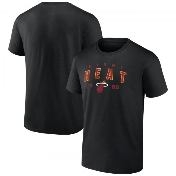Футболка Miami Heat Rebel Logo - Black