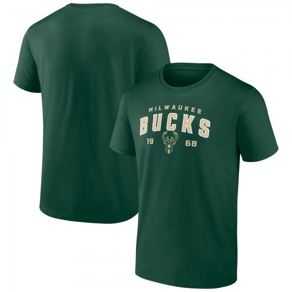 Футболка Milwaukee Bucks Rebel Logo - Hunter Green