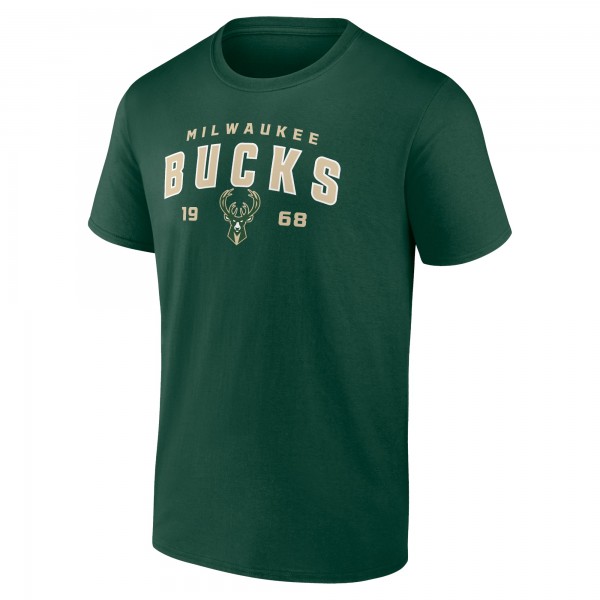 Футболка Milwaukee Bucks Rebel Logo - Hunter Green