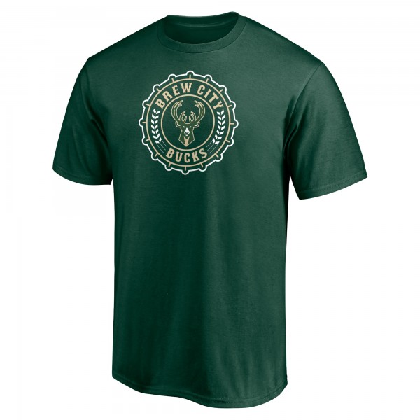 Футболка Milwaukee Bucks Push Ahead - Hunter Green