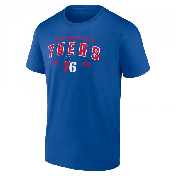 Philadelphia 76ers Royal Rebel Logo T-Shirt