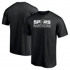 San Antonio Spurs Push Ahead T-Shirt - Black