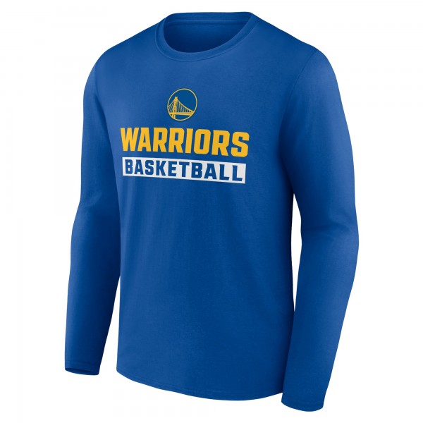 Футболка с длинным рукавом Golden State Warriors Lets Go - Royal