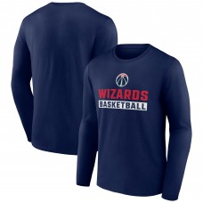 Футболка с длинным рукавом Washington Wizards Let's Go - Navy