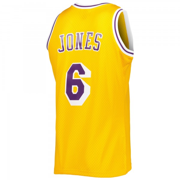 Игровая форма  Eddie Jones Los Angeles Lakers Mitchell & Ness 1996-97 Hardwood Classics Swingman - Gold