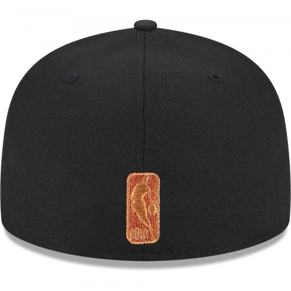 Бейсболка Philadelphia 76ers New Era Metallic Pop 59FIFTY - Black