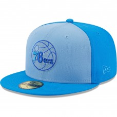 Бейсболка Philadelphia 76ers New Era Tri-Tone 59FIFTY - Blue