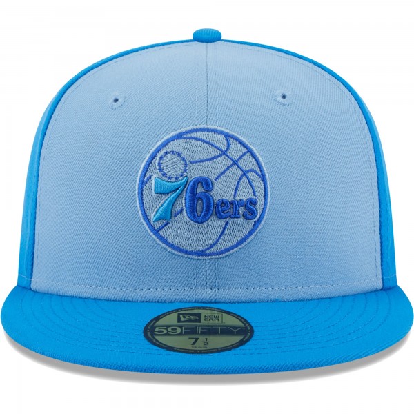Бейсболка Philadelphia 76ers New Era Tri-Tone 59FIFTY - Blue