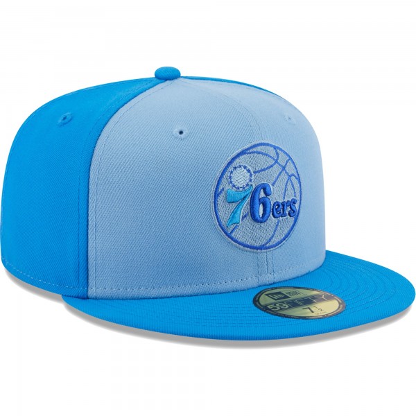 Бейсболка Philadelphia 76ers New Era Tri-Tone 59FIFTY - Blue
