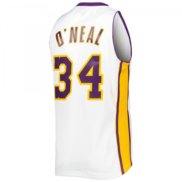 Игровая джерси Shaquille ONeal Los Angeles Lakers Mitchell & Ness 2001/02 Hardwood Classics Swingman - White
