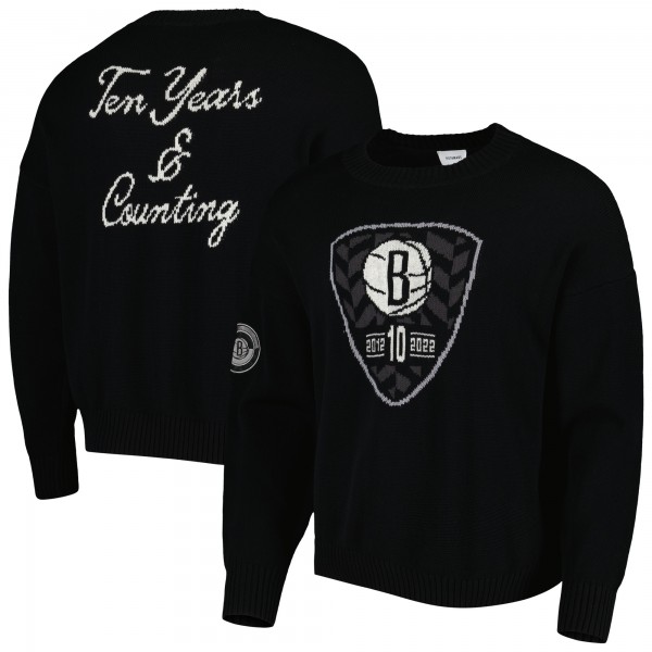 Свитер Brooklyn Nets AUTHMADE Black 10th Anniversary
