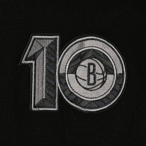 Свитер Brooklyn Nets AUTHMADE Black 10th Anniversary