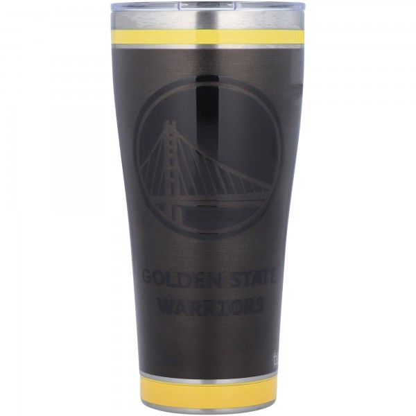 Golden State Warriors Tervis 30oz. Blackout Stainless Steel Tumbler