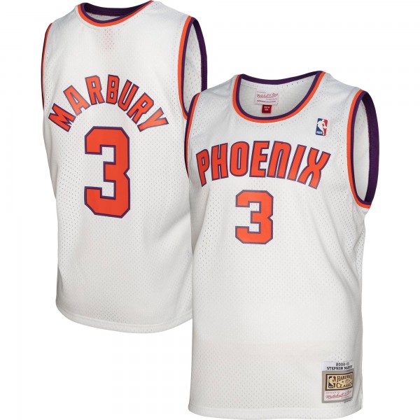 Игровая форма  Stephon Marbury Phoenix Suns Mitchell & Ness 2002-03 Hardwood Classics Swingman - White