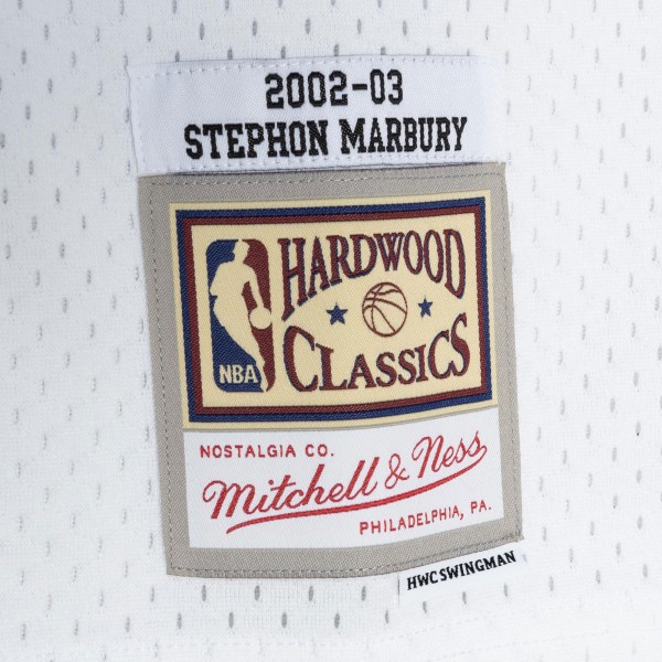 Игровая форма  Stephon Marbury Phoenix Suns Mitchell & Ness 2002-03 Hardwood Classics Swingman - White